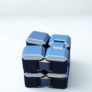 Fidget Infinity Cube 3D Printed Compact, Colorful, Quiet, Stress Relief